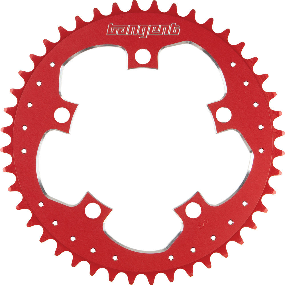 TANGENT 5-Bolt Chainring Red 40t 27-1540R