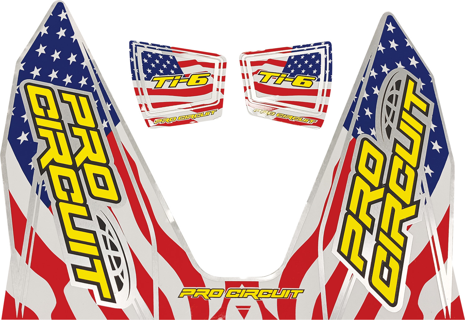 PRO CIRCUIT Ti-6 Decal - Stars and Stripes DC22TI6-SS