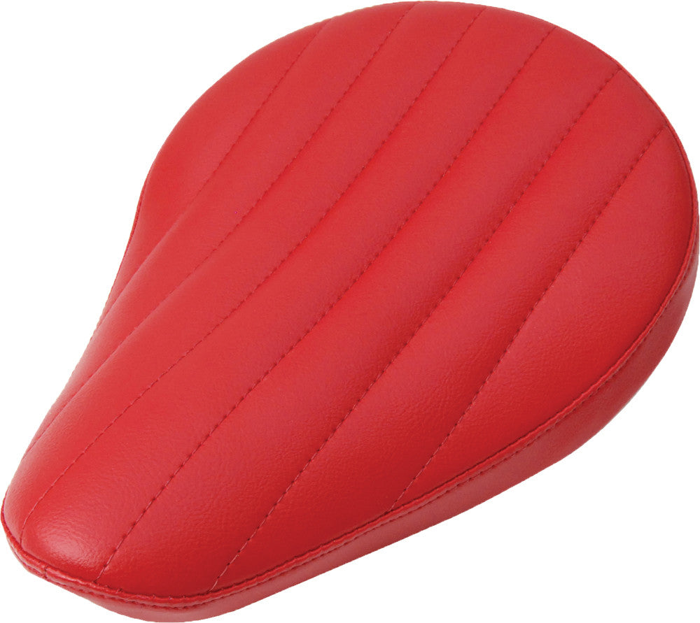 SULLYS Solo Seat Tuck & Roll Red SCR3TR