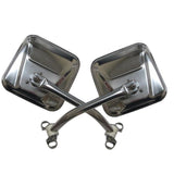 Rampage 1976-1983 Jeep CJ5 Mirror Kit - Stainless 7418