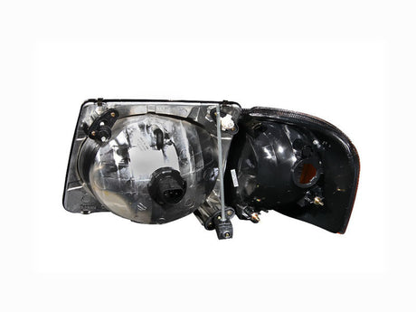 ANZO 2001-2005 Ford Explorer Crystal Headlights Black 111041