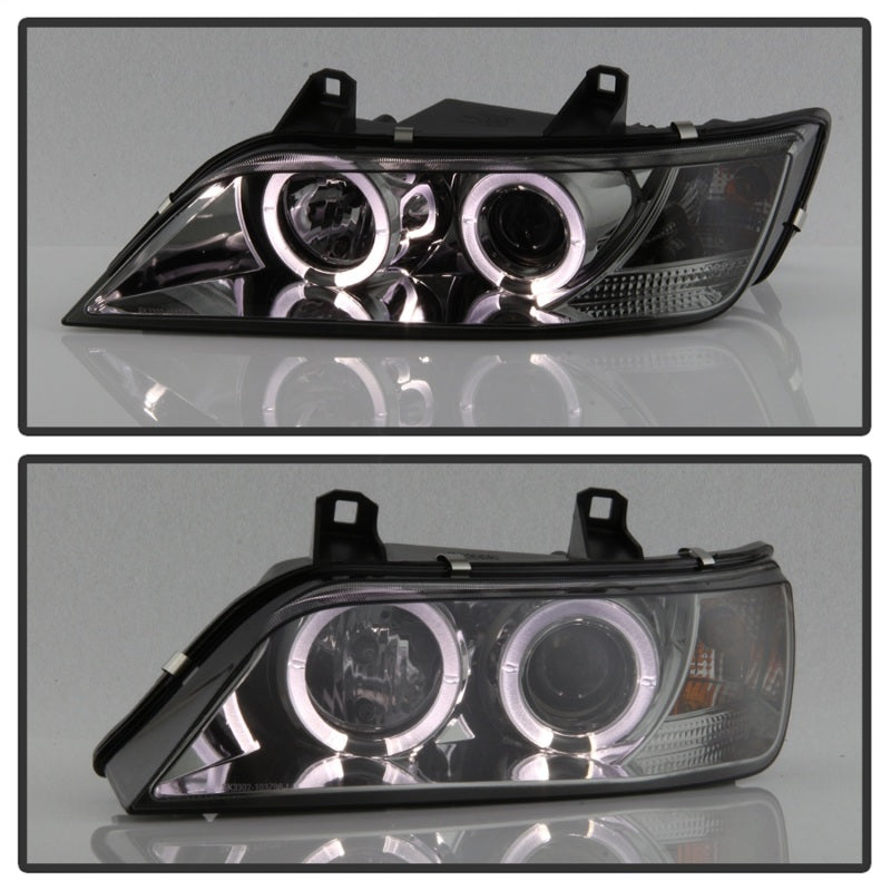 Spyder BMW Z3 96-02 Projector Headlights LED Halo Smoke High H1 Low H1 PRO-YD-BMWZ396-HL-SM 5009104