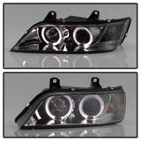 Spyder BMW Z3 96-02 Projector Headlights LED Halo Smoke High H1 Low H1 PRO-YD-BMWZ396-HL-SM 5009104
