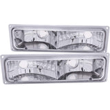 ANZO 1988-1998 Chevrolet C1500 Euro Parking Lights Chrome 511032