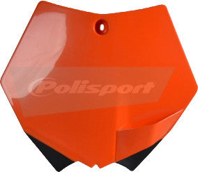 POLISPORT Front Number Plate Orange 8664400001