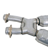 BBK 94-95 Mustang 5.0 High Flow X Pipe With Catalytic Converters - 2-1/2 1663