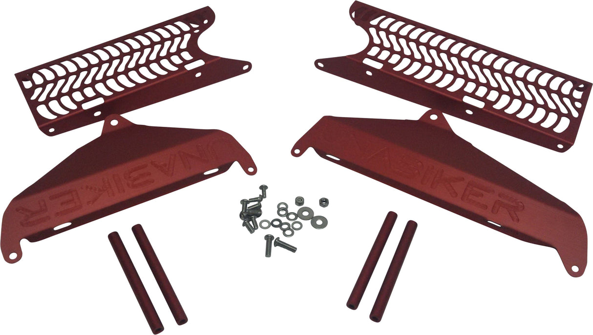 UNABIKER Radiator Guard (Red) SRMZ25016-R