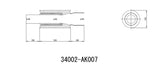 HKS UNIVERSAL EX H/M SUS 130-65 (MOQ: 8pcs) 34002-AK007