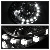 Spyder Volkswagen Beetle 1998-2005 Projector Headlights DRL Chrome PRO-YD-VB98-DRL-C 5080554