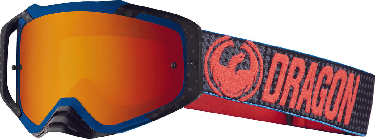 DRAGON Mxv Max Goggle Nate Adams W/Luma Red Ion Lens 358326024600