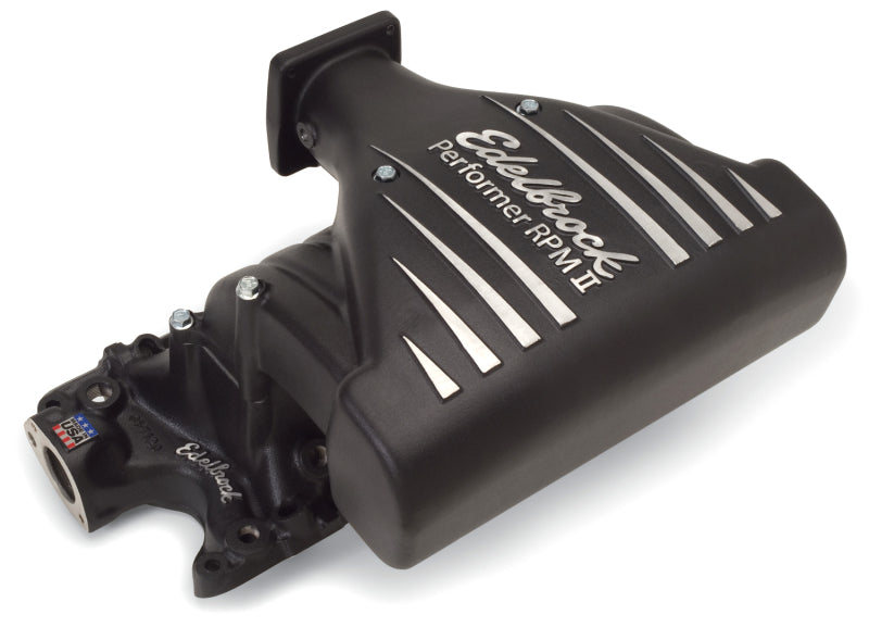 Edelbrock Intake Manifold Ford Mustang 5 0L Performer RPM II Manifold Black Finish 71233