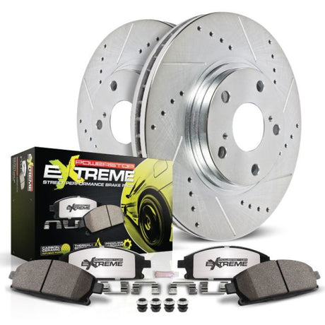Power Stop 08-12 Infiniti EX35 Front Z26 Street Warrior Brake Kit K112-26