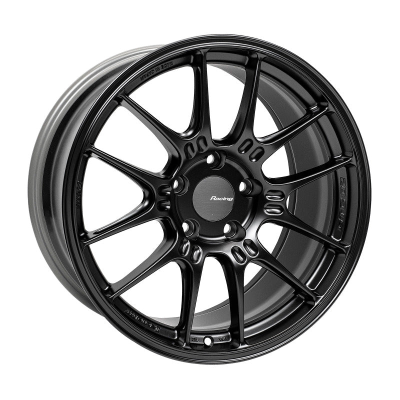 Enkei GTC02 18x9.5 5x120 45mm Offset 72.5mm Bore Matte Black Wheel 534-895-1245BK