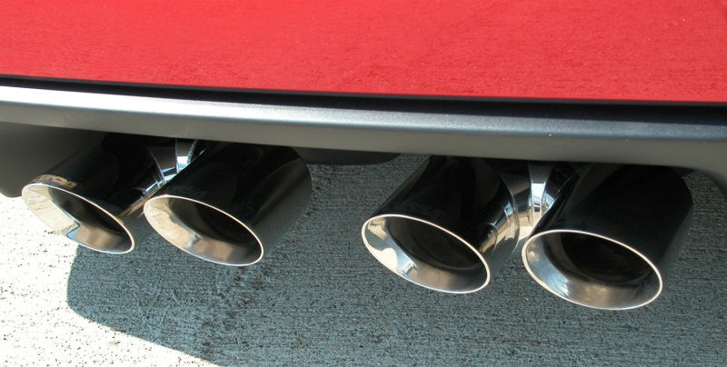 Corsa 06-13 Chevrolet Corvette C6 Z06 7.0L V8 Polished Sport Axle-Back Exhaust 14164