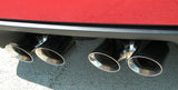 Corsa 06-13 Chevrolet Corvette C6 Z06 7.0L V8 Polished Sport Axle-Back Exhaust 14164