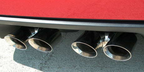 Corsa 06-13 Chevrolet Corvette C6 Z06 7.0L V8 Polished Sport Axle-Back Exhaust 14164
