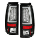 Spyder Chevy Silverado 1500/2500 99-02 Version 2 LED Tail Lights - Black ALT-YD-CS99V2-LED-BK 5081865