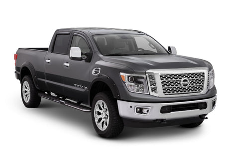 Bushwacker 04-15 Nissan Titan Pocket Style Flares 4pc 67.1/78.9/84/96in - Black 70908-02