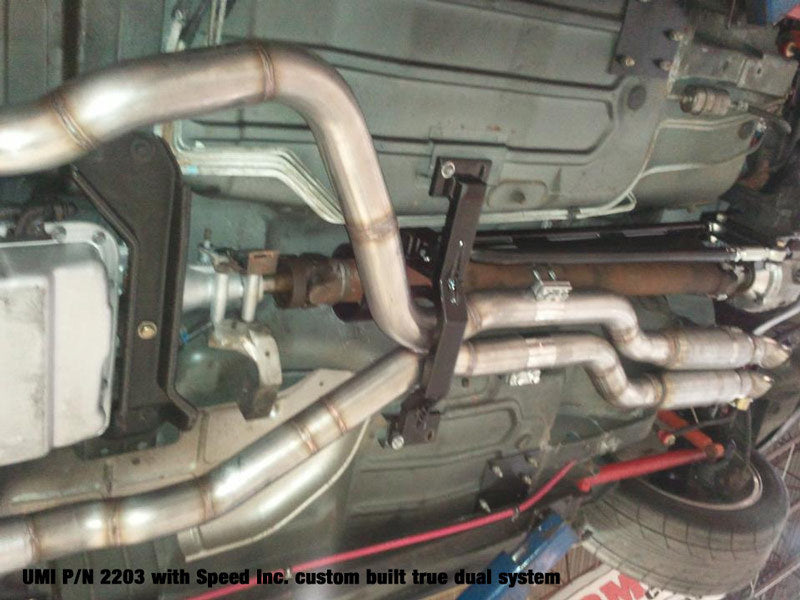 UMI Performance 93-02 GM F-Body Tunnel Brace Mount Long Tube Header Set-Ups w/ Loop 2203AS-B