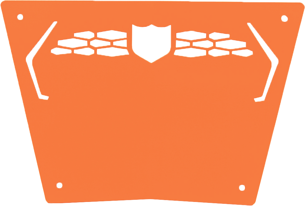 PRO ARMOR Front Sport Bumper Skid Plate Orange Madness P187P363OM