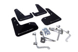 Rally Armor 11-14 Subaru WRX/STI (Sedan Only) Black UR Mud Flap w/ Silver Logo MF19-UR-BLK/SIL
