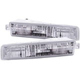 ANZO 1997-2001 Honda Prelude Euro Parking Lights Chrome 511012