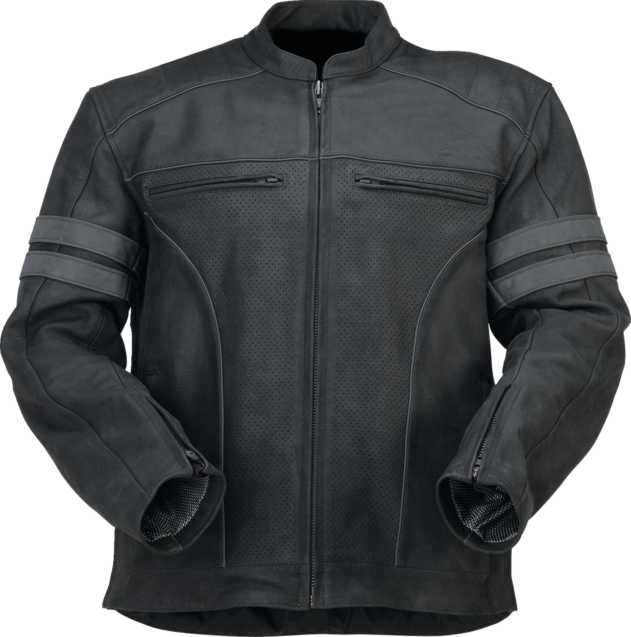 Z1R Remedy Leather Jacket - Black - Medium 2810-3890