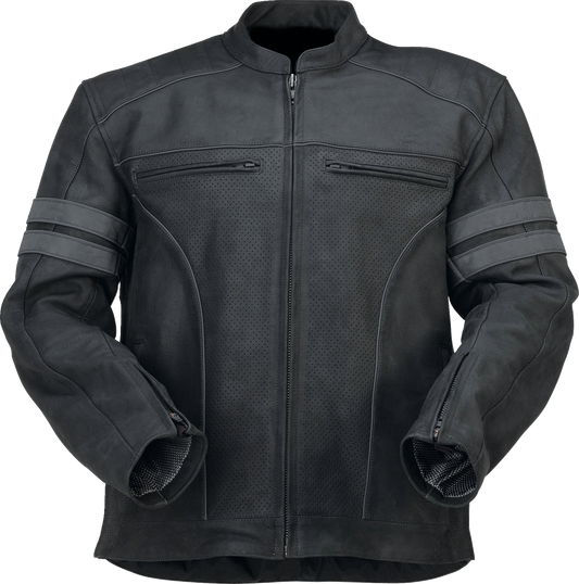 Z1R Remedy Leather Jacket - Black - 3XL 2810-3894