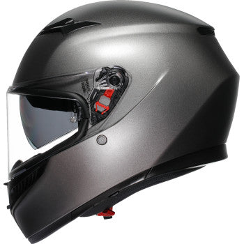 AGV K3 Helmet - Mono - Matte Luna Gray - XS 2118381004-023-XS