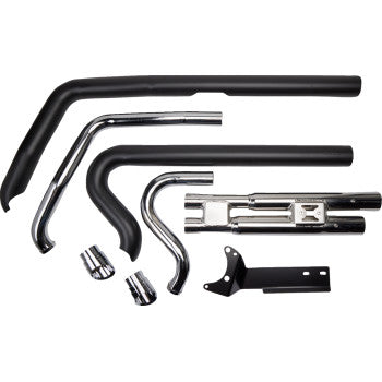 COBRA Speedster Slashdown Exhaust - Dyna '12-'17 6858B