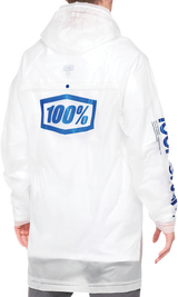 100% Torrent Raincoat - Clear - 2X 20040-00014