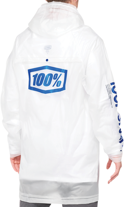 100% Torrent Raincoat - Clear - 2X 20040-00014