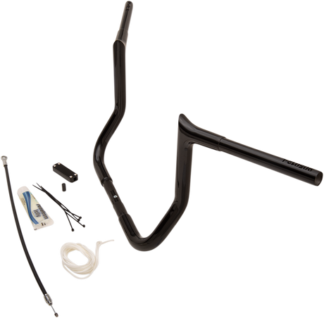 FAT BAGGERS INC. Handlebar Kit - Pointed Top - 12" - Black 909112-B