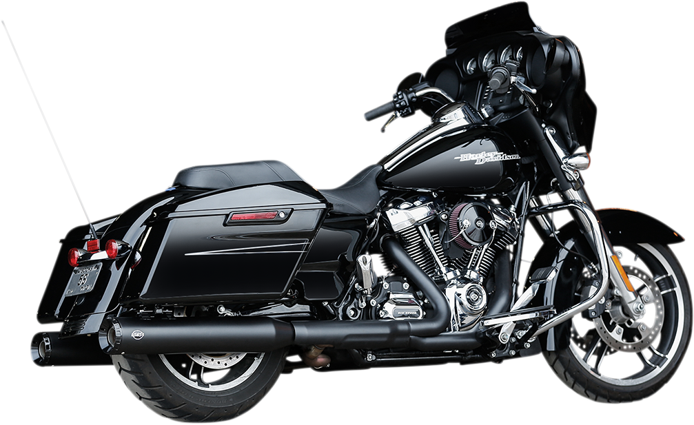 S&S CYCLE GNX Mufflers - 4.5" - Black 550-0990