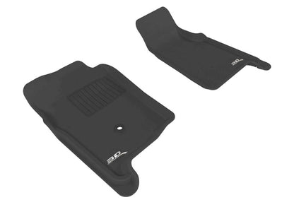 3D MAXpider 1998-2011 Ford Ranger Regular Cab/Supercab Kagu 1st Row Floormat - Black L1FR02611509