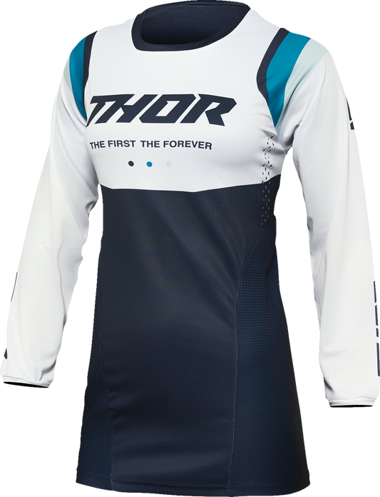 THOR Women's Pulse REV Jersey - Midnight Blue/White - Small 2911-0233