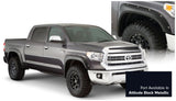 Bushwacker 16-18 Toyota Tundra Fleetside Pocket Style Flares 4pc - Midnight Black 30918-43