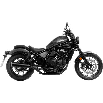 LEOVINCE Classic Slip-On Muffler - Black CMX Rebel 1100 2021-2024 15009FBU
