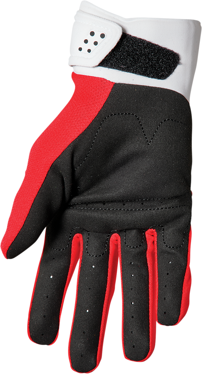 THOR Spectrum Gloves - Red/White - Medium 3330-6839