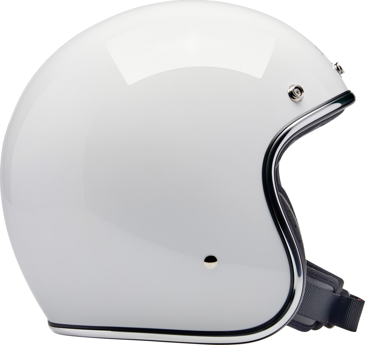 BILTWELL Bonanza Helmet - Gloss White - Medium 1001-164-203