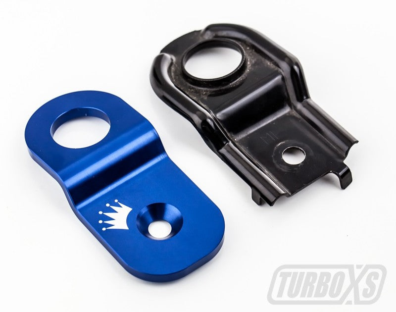 Turbo XS 15-16 Subaru WRX/STI Billet Aluminum Radiator Stay - Black W15-RADSTAY-BLK