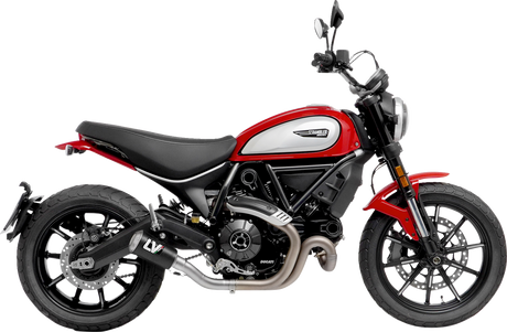 LEOVINCE LV-10 Slip-On Muffler - Carbon Fiber Scrambler   2021-2022 15250C