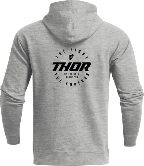 THOR Stadium Zip-Up Hooded Sweatshirt - Heather Gray - 2XL 3050-6328