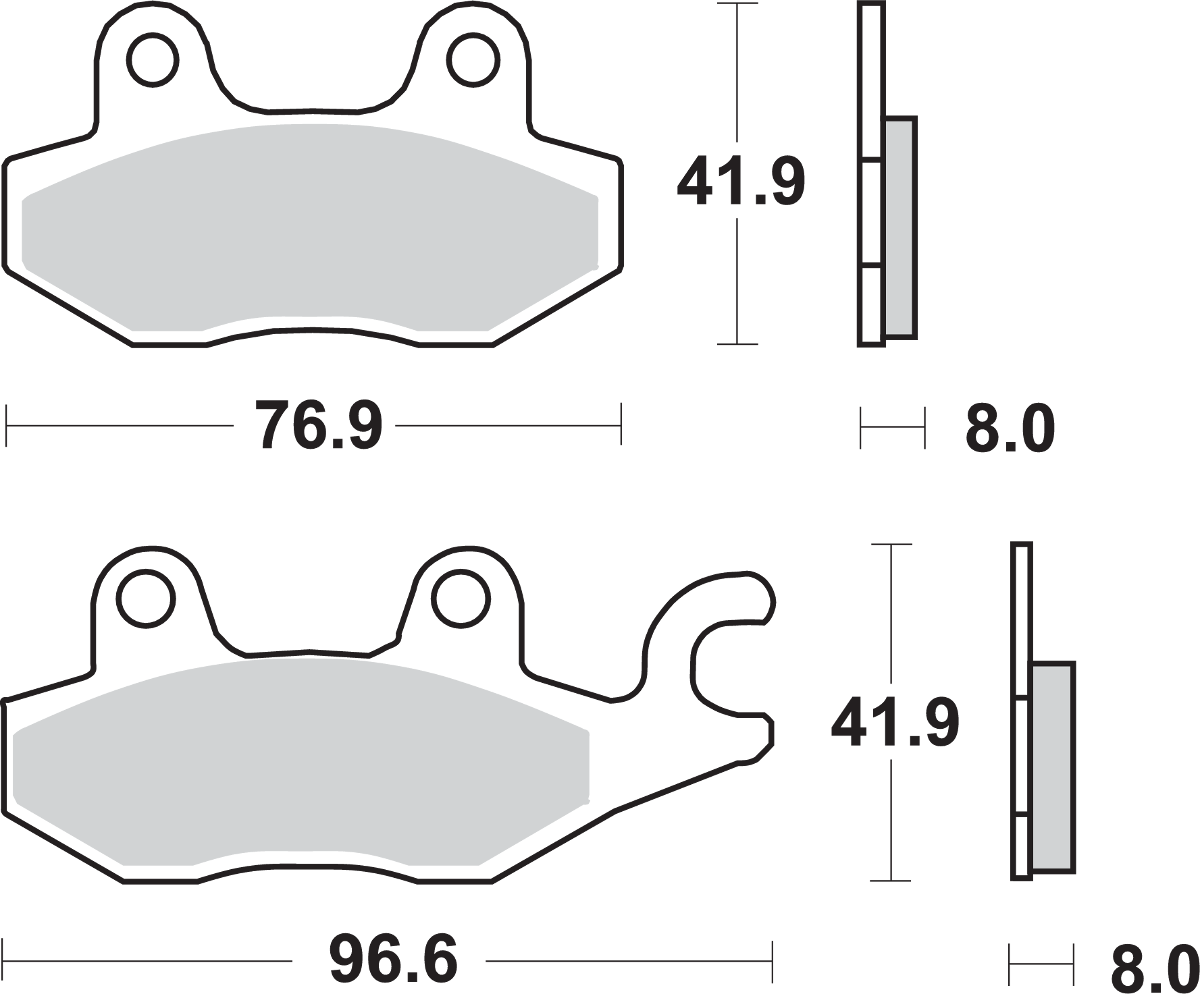 SBS Off-Road Sintered Brake Pads 638SI