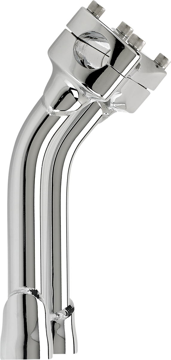 BILTWELL Risers - Murdock - Oversized - Pullback - 8" - Chrome 6414-105-08