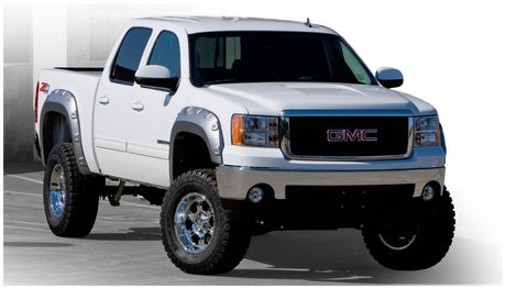 Bushwacker 07-13 GMC Sierra 1500 Boss Pocket Style Flares 2pc - Black 40083-02