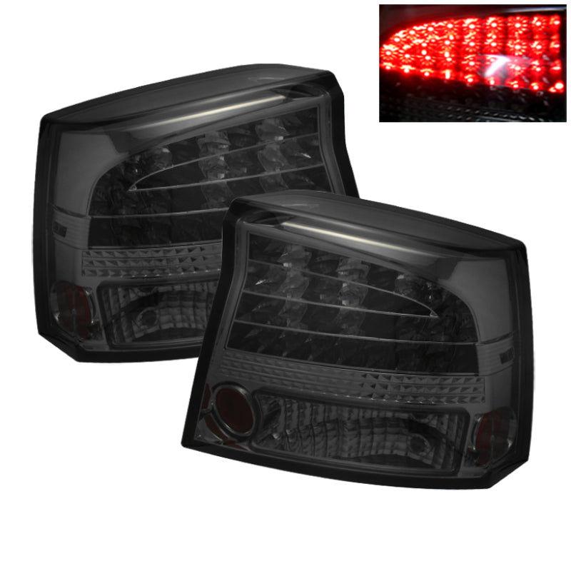 Spyder Dodge Charger 06-08 LED Tail Lights Smoke ALT-YD-DCH05-LED-SM 5002310