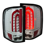 ANZO 2007-2013 Chevrolet Silverado 1500 LED Taillights Chrome 321341
