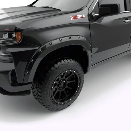 EGR 2023+ Chevrolet Silverado 1500 Bolt-On Look Fender Flares - Black (Set of4) 791654-GBA