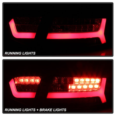 Spyder 09-12 Audi A6 LED Tail Lights - Black (ALT-YD-AA609-LED-BK) 5085160
